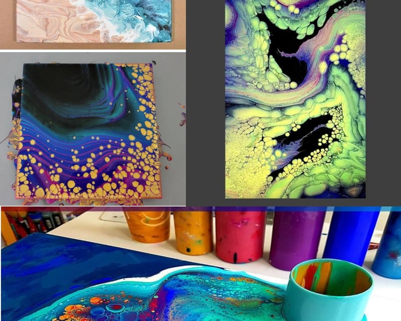 Paint Pouring Class in Woodbury