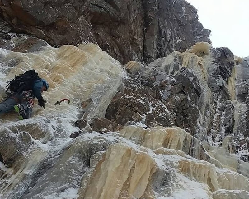 Private Guided Alpine Ice Climbing from North Conway, NH