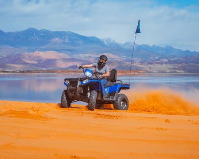 2-Seat Polaris ATV Rental in Sand Hollow State Park