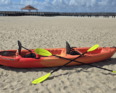 Tandem Kayak Rental at Buckroe Beach