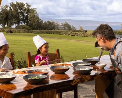 Keiki Pizza Making Class at Olu Cafe