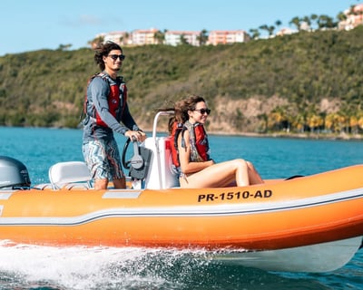 Drive Your Own Mini Boat Snorkel Tour in Fajardo