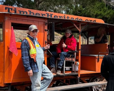 Historic Railroad Speeder Ride in Eureka