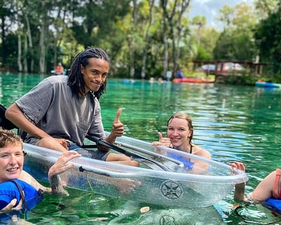 Three Sisters Springs Clear Kayak Tour