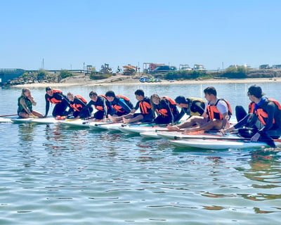 Paddle Board Fitness Class in Oak Bluffs