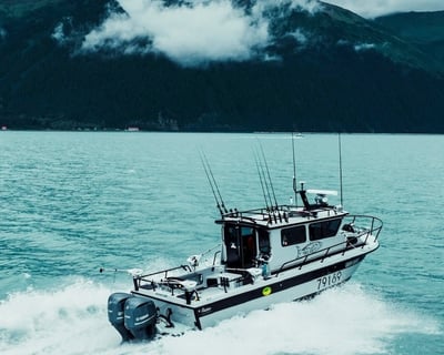 Guided Salmon Fishing Charter in Kenai Fjords