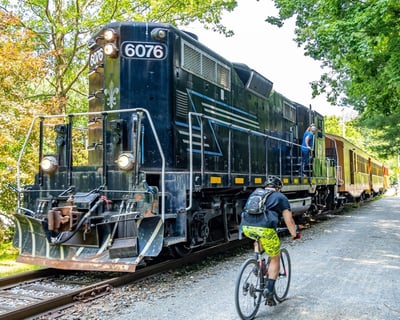Bike Aboard Train Ride From Brillhart to New Freedom