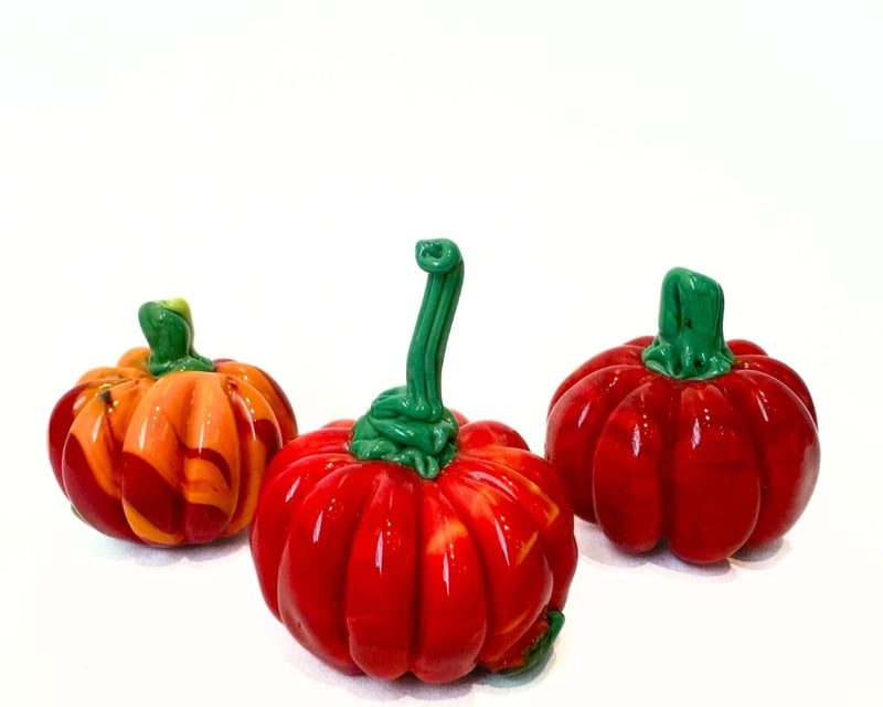 Pumpkin Glassblowing Class in Asheville