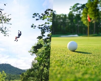 Scaly Mountain Golf & Zipline Package