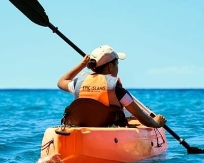 Kayaking & Snorkeling Tour at Questelles Beach