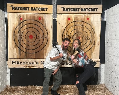 Date Night Axe Throwing in Ellicottville