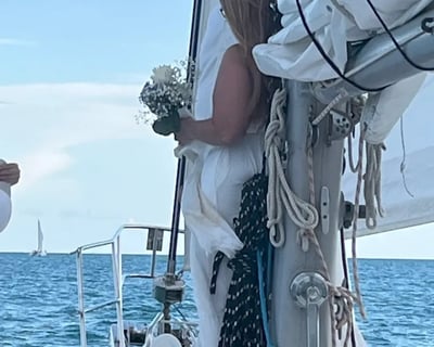 Private 60' Schooner Wedding at Sea in Key West