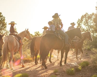 Sunset Horseback Ride in Hildale