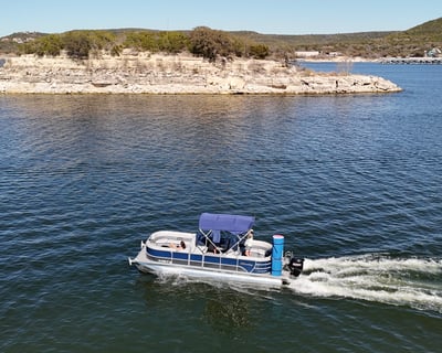 24' Pontoon Charter on Lake Travis