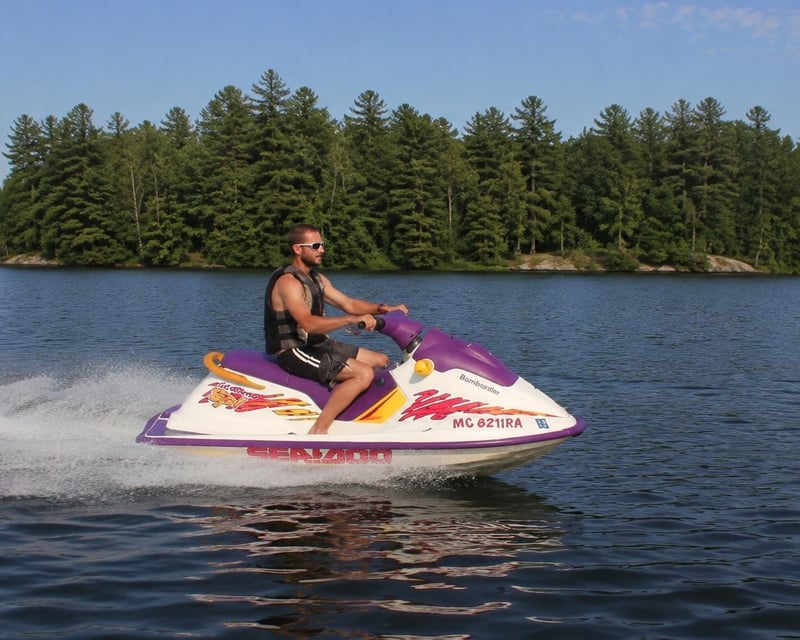 1-Person Jet Ski Rental on Brantingham Lake