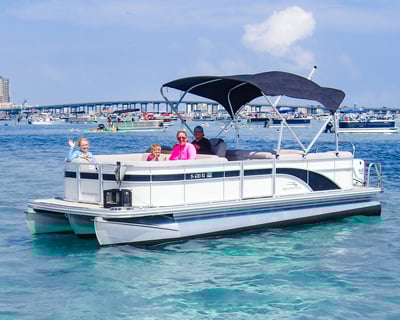 Tritoon Boat Rental in Navarre for Up to 12