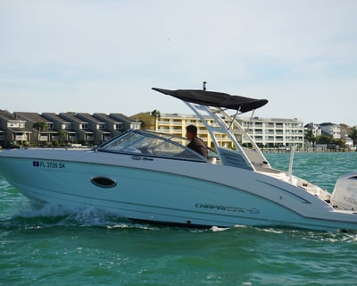 Cruise Boca Ciega Bay On A 24' Deckboat Rental