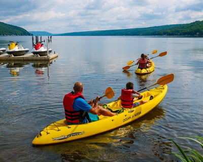 Weekly Double Kayak Rental on Keuka Lake