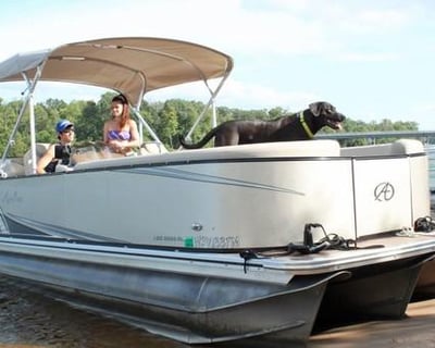 13-Person Pontoon Boat Rental on Castle Rock Lake