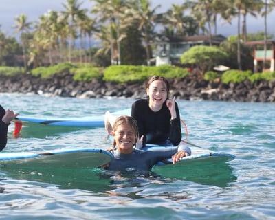 Learn to Surf Together: Private Family North Shore