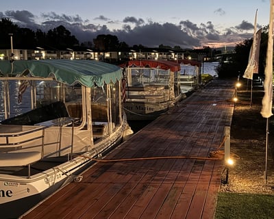 Cruise Foster City Lagoon at Sunset