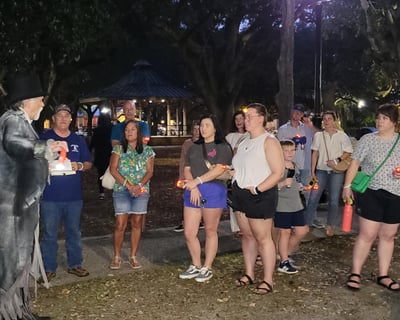 Pensacola Haunted Downtown Walking Tour With Equipment