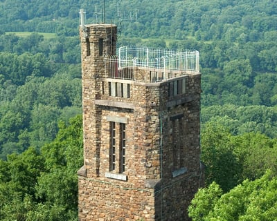 Observation Deck Visit at Bowman's Hill Tower