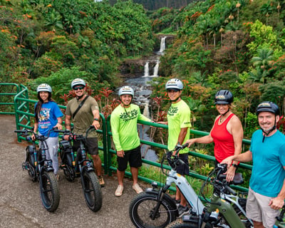 Umauma Falls e-Bike Culture & Swim Tour