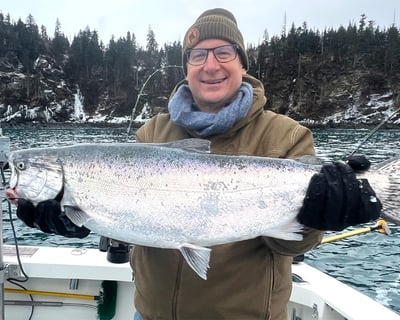 Winter Fishing Charter in Homer