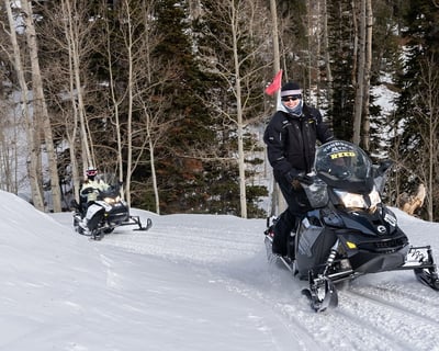 Guided 3-Hour Snowmobile Tour in Brian Head