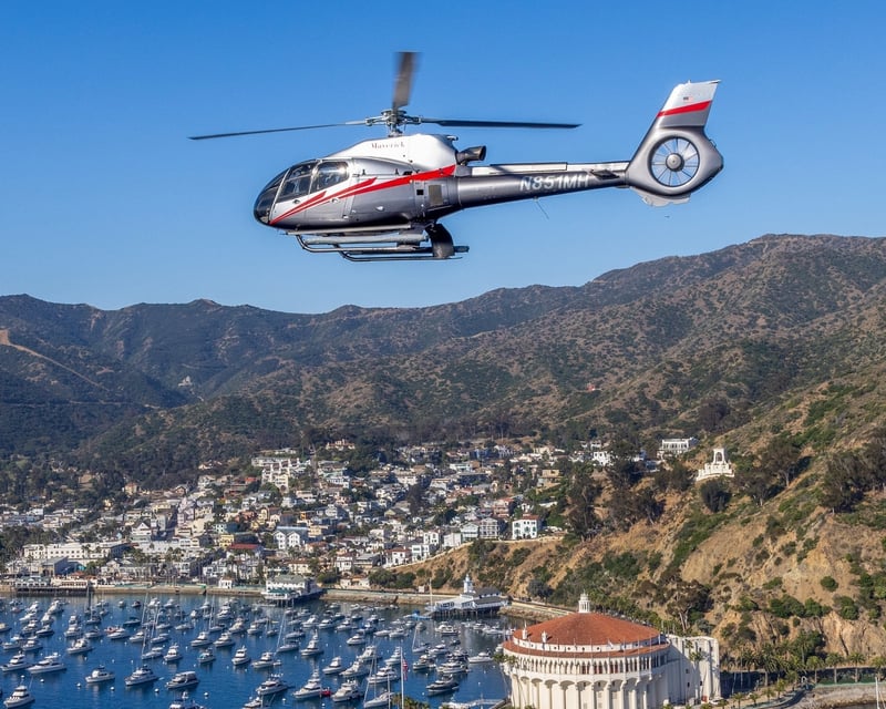 Catalina Island Helicopter Day Trip with Hotel Transfers