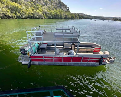 Cruise Lake Austin on a Double-Decker Party Barge