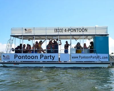 6-Hour Fort Lauderdale Pontoon Sunset Charter