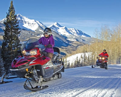 Telluride Ghost Town Snowmobile Tour