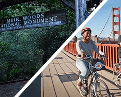 Bike the Golden Gate Bridge & Tour Muir Woods