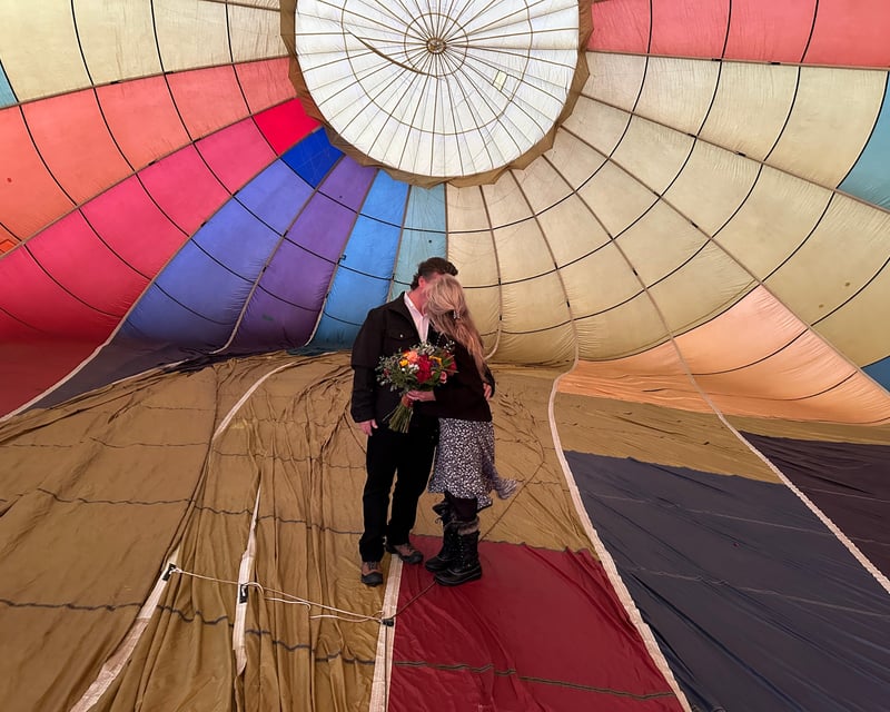Private Engagement & Wedding Balloon Flight in Eagle, ID
