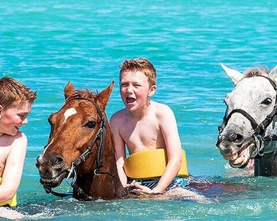 Ocho Rios Horseback Ride, River Tubing & Luminous Lagoon