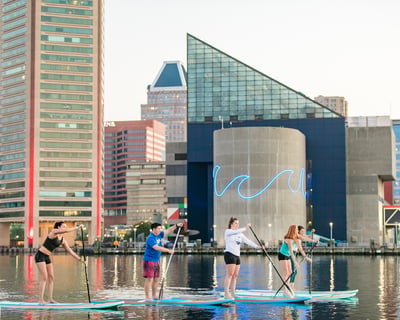 1.5-Hour Baltimore Inner Harbor Paddle Tour