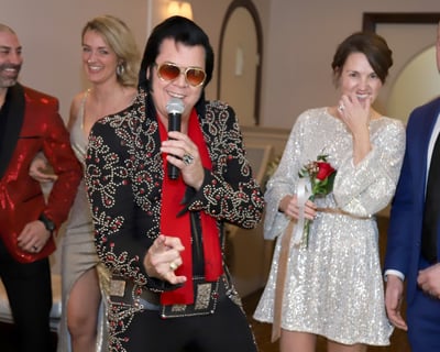 Elvis Group Wedding Ceremony in Las Vegas