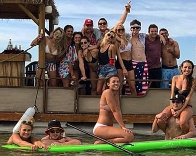 Half-Day Pontoon Boat Rental on Lake Elizabeth