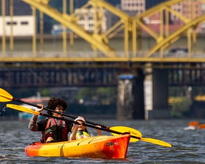 Tandem Kayak Rental on the Allegheny River