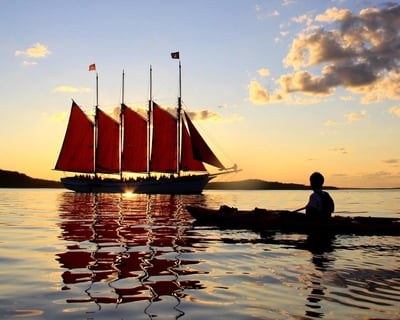 Sunset Kayak Tour Around Mount Desert Island