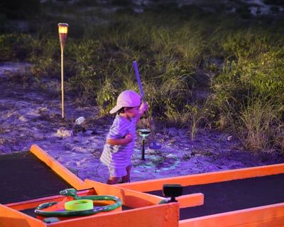 Glow-in-the-Dark Mini Golf at Pensacola Beach