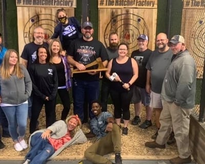 Axe Throwing Session in Forty Fort