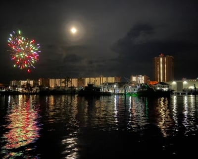 Night Tiki Cruise in Orange Beach Back Bay