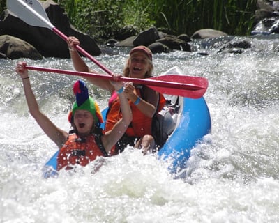 Class III Whitewater Rafting in Rumsey Canyon