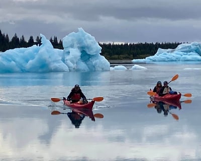 Seward Helicopter Glacier Kayak Tour