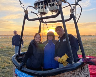 Private Sunrise Balloon Flight over Treasure Valley