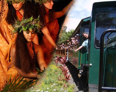 Enjoy a Kauai Luau & Plantation Train Ride