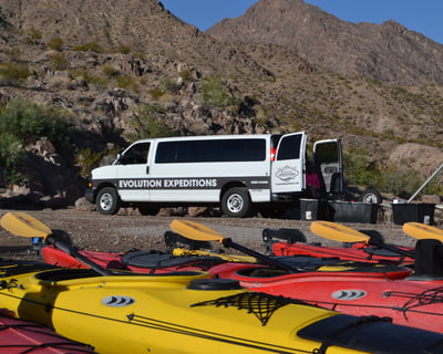 Emerald Cave Kayak from Boulder City with Shuttle
